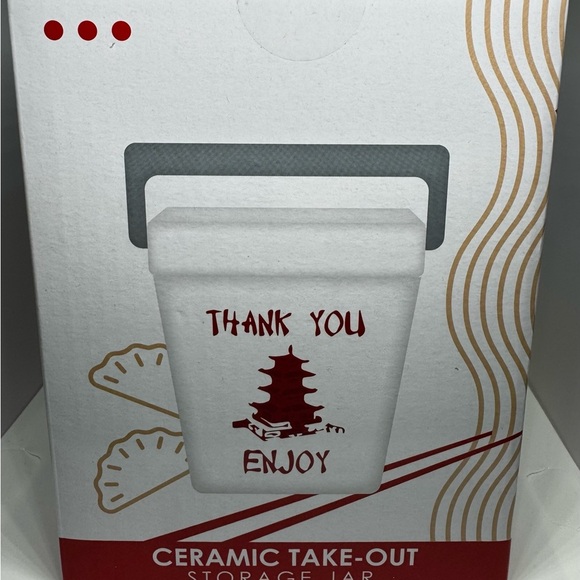 Urban Tokyo Chinese Takeout Box Style Porcelain Bowl With Lid collectable - Picture 4 of 4